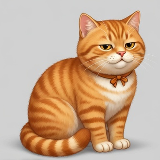 Orange cat character from Cat Life Game