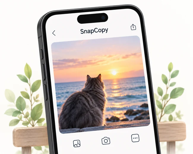 SnapCopy · 應用情境示意